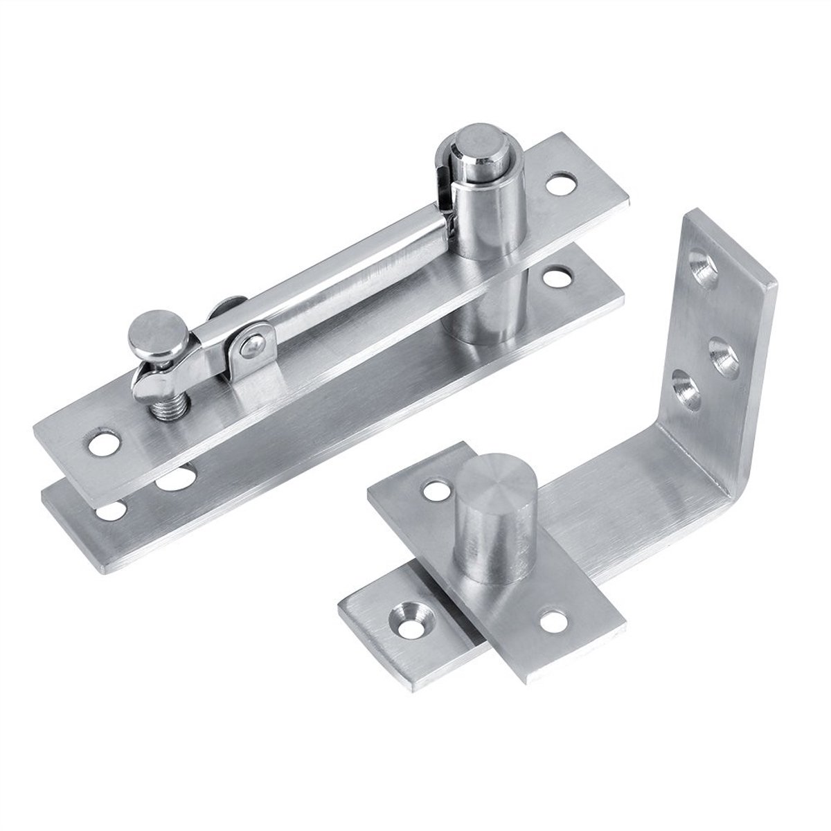 Dailygoods- Scharnier 360 Graden Rotatie - Roestvrij Staal - Deur Scharnieren - Kastdeur Scharnieren - Hittebestendig - Duurzaam en Flexibel - Deurscharnier