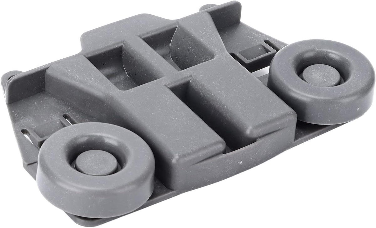 Vaatwasserwielen - Onderste rek - Soepel laden - Duurzame ABS - 4 stuks - Zwart