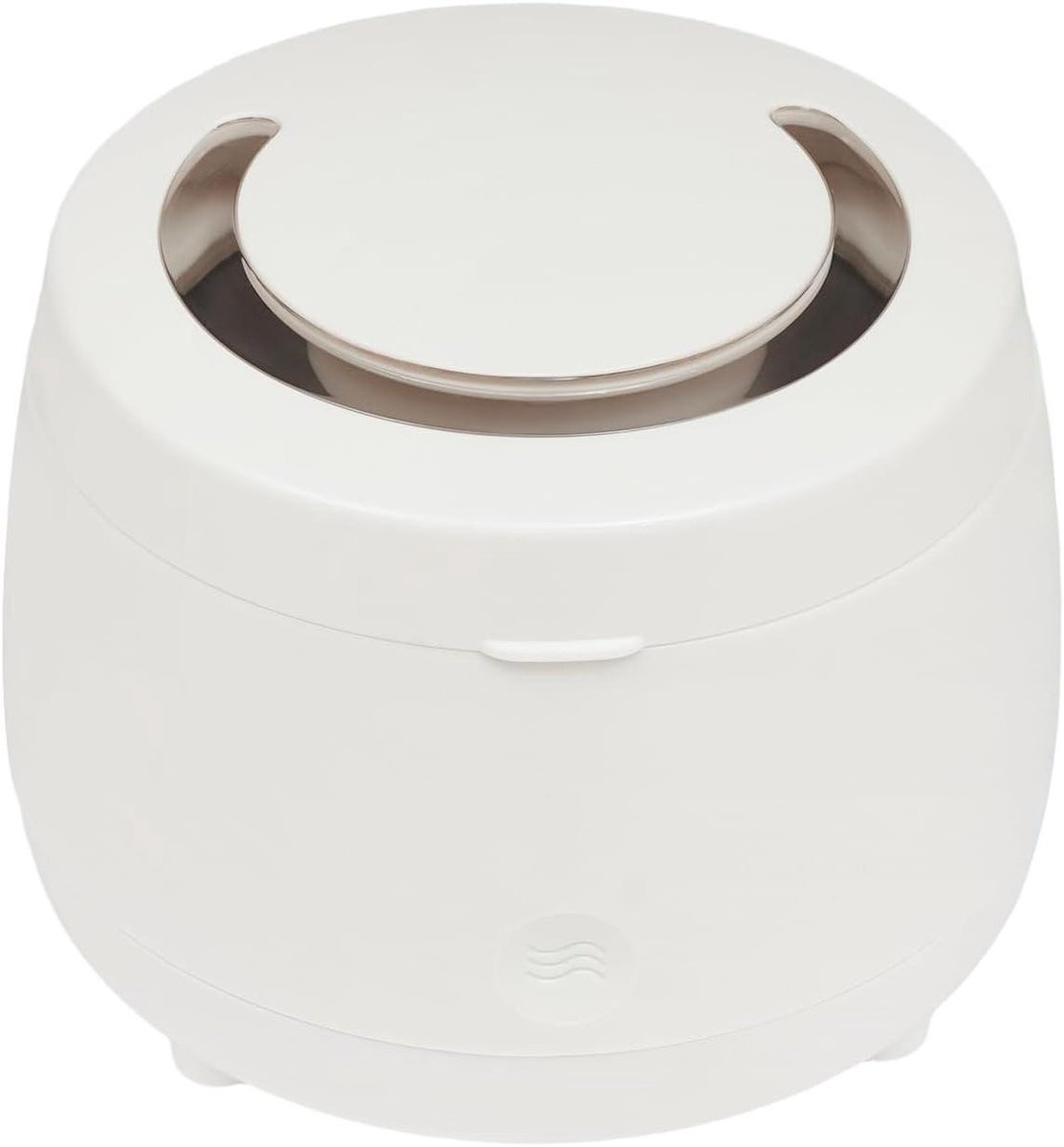 Ultrasoon reiniger - Reinigingsapparaat - Sieraden en kunstgebit reinigen - 3 UVC lampen - 12.4 cm diameter - Wit