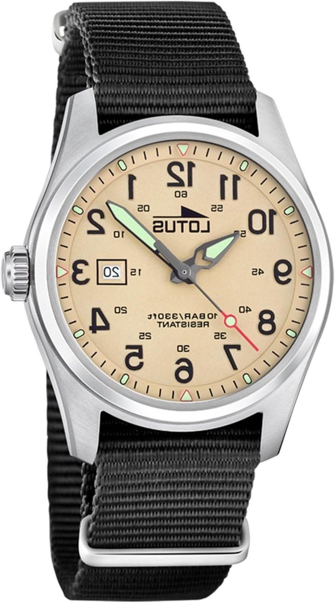 Herendagklok - Bruine band - Dagelijks gebruik - Minimalistisch design - 40mm kast - Bruin