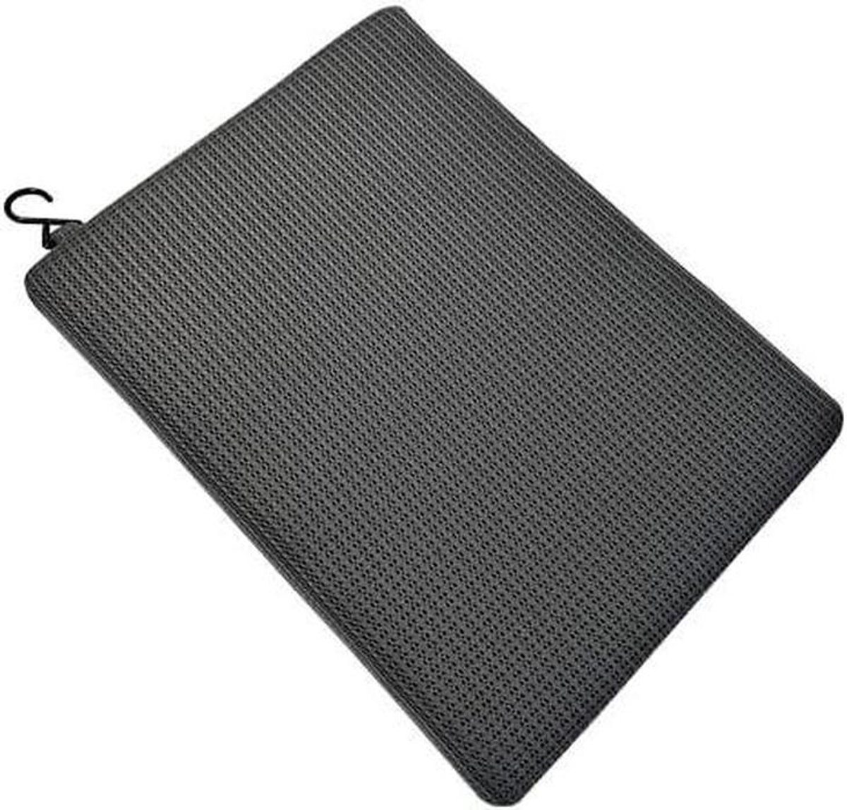 Douche zitkussen - Zachte badmat - Comfortabel douchen - Ademend 4D mesh - 40 x 30 cm - Grijs