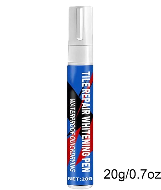 Voegenmarker Stift - Tegel Reparatie - Voegen Opfrissen - Waterdichte Vulling - 20 g - Wit — afbeelding 2