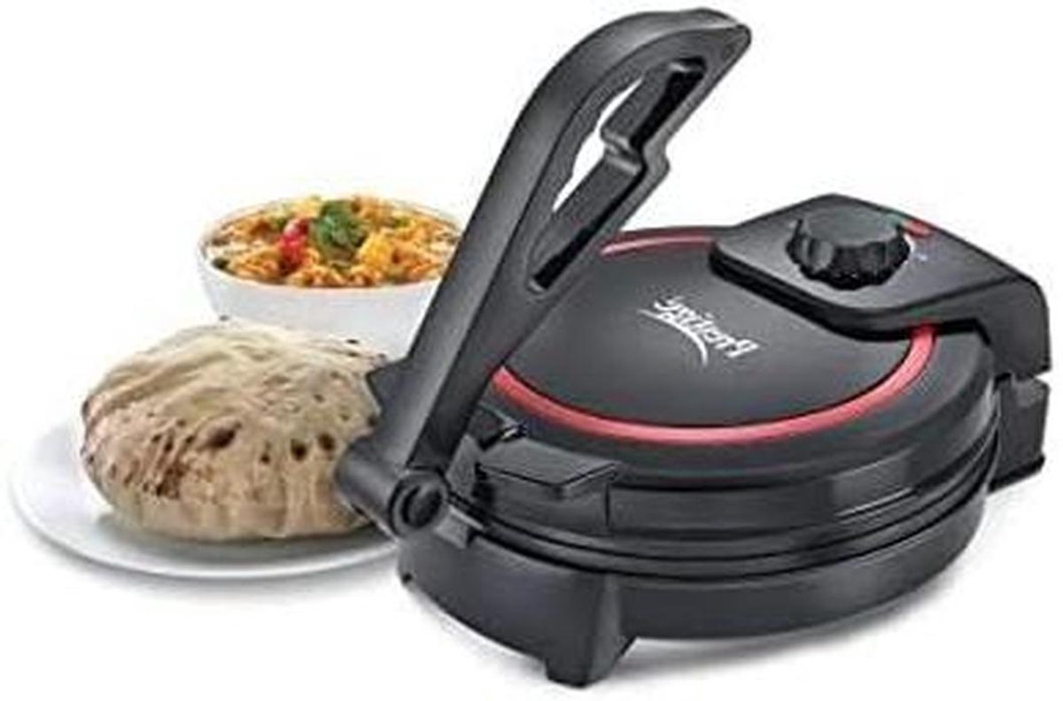 Roti Maker - Chapati Maker - Brood Bakken - Roestvrij Staal - 20 cm - Zilver