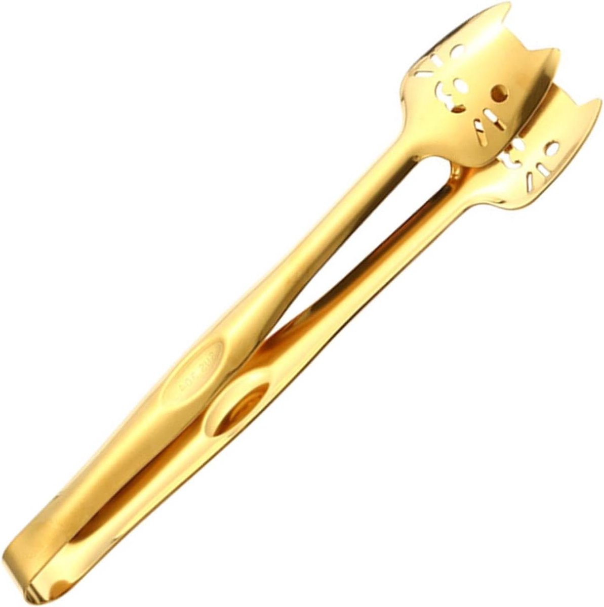 Barbecue Tang - Keuken Tang Voedsel - Koken en Grillen - Roestvrij Staal 304 - 28 cm - Goud