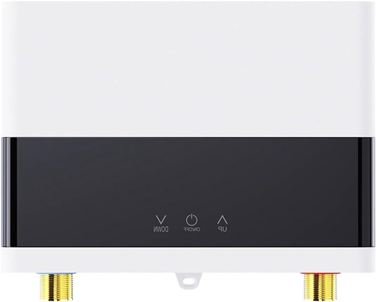 Doorstroomverwarmer - Elektrische Boiler - Snel Warm Water - LCD Temperatuurdisplay - 220x178x60mm - Wit