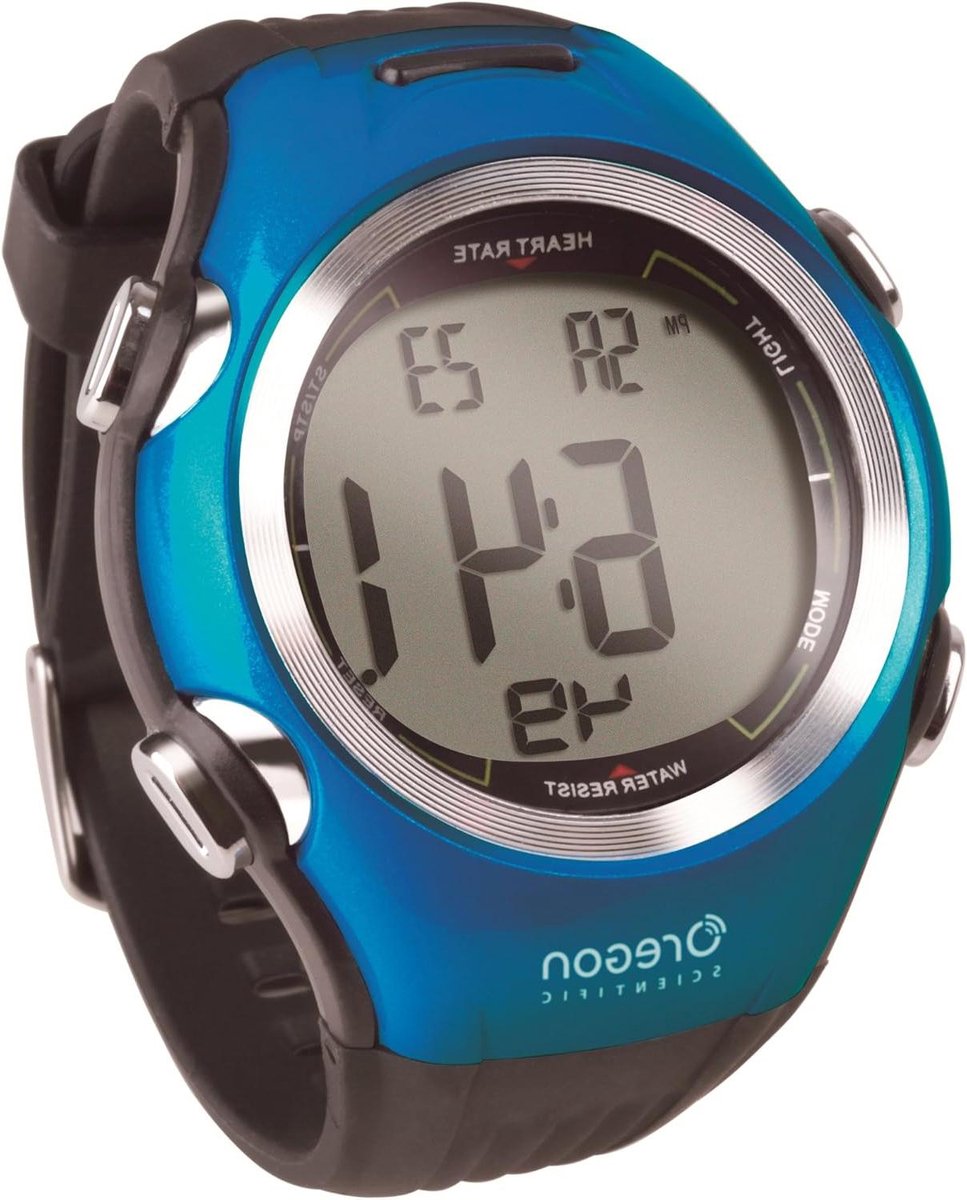 Hartslagmeter - Sport horloge - Trainingsbegeleiding - 3 Hartslagzones - One size - Blauw