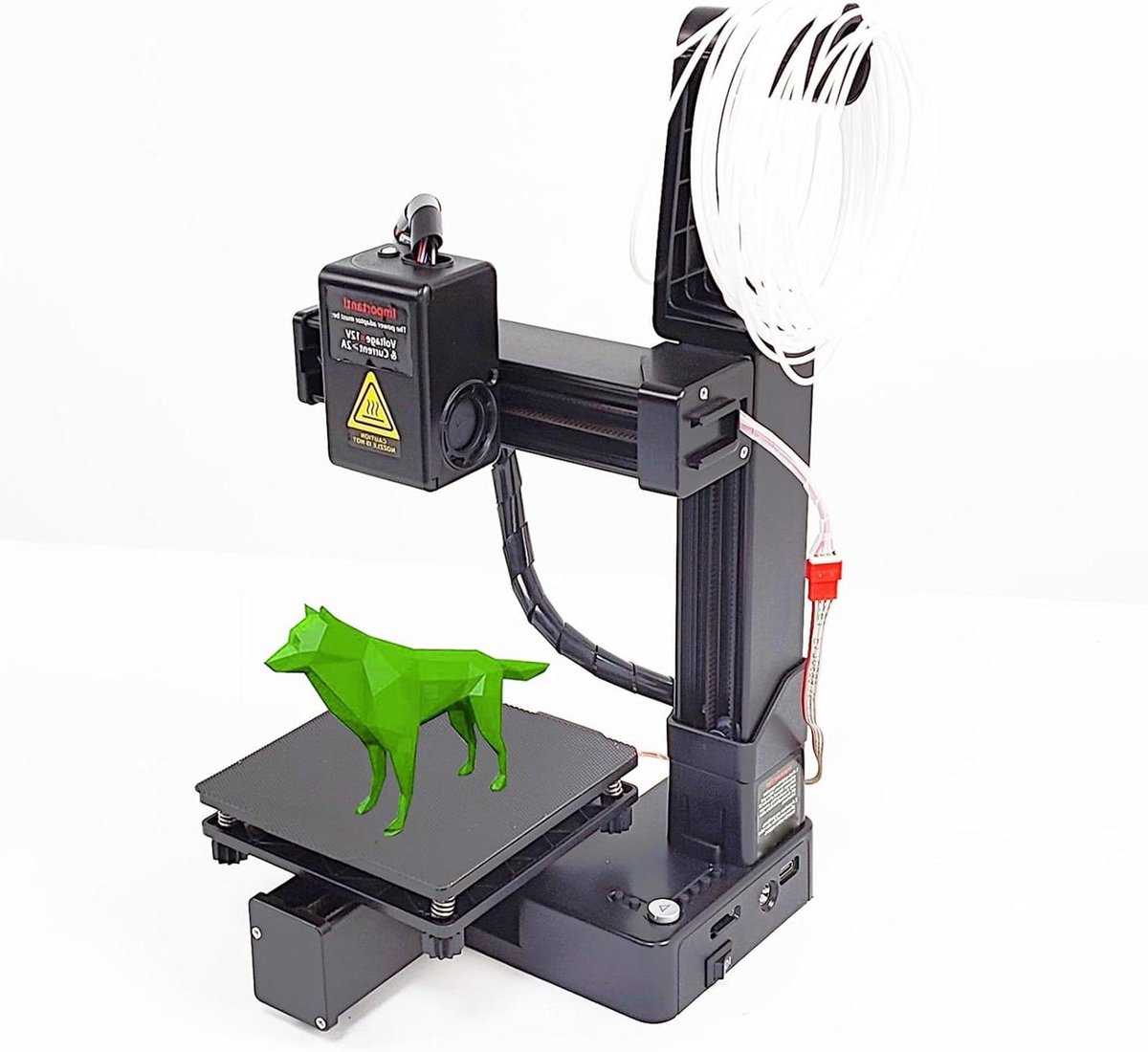 Mini 3D Printer - Compacte 3D Printer - Educatief Printen - Snel Verwarming - 100x100x100mm - Zwart
