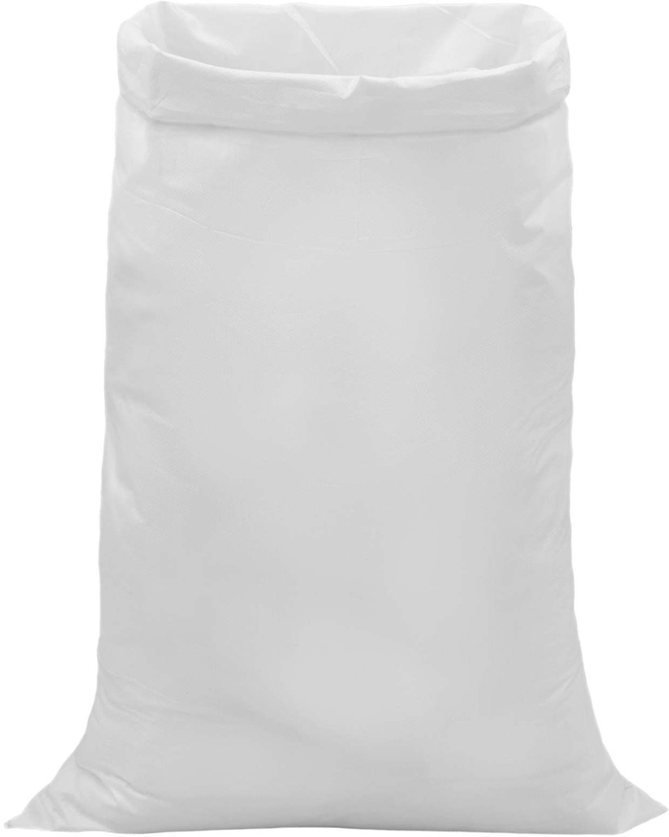 vidaXL - Geweven - zakken - 50 - pcs - Wit - 100 - x - 150 - cm - PP