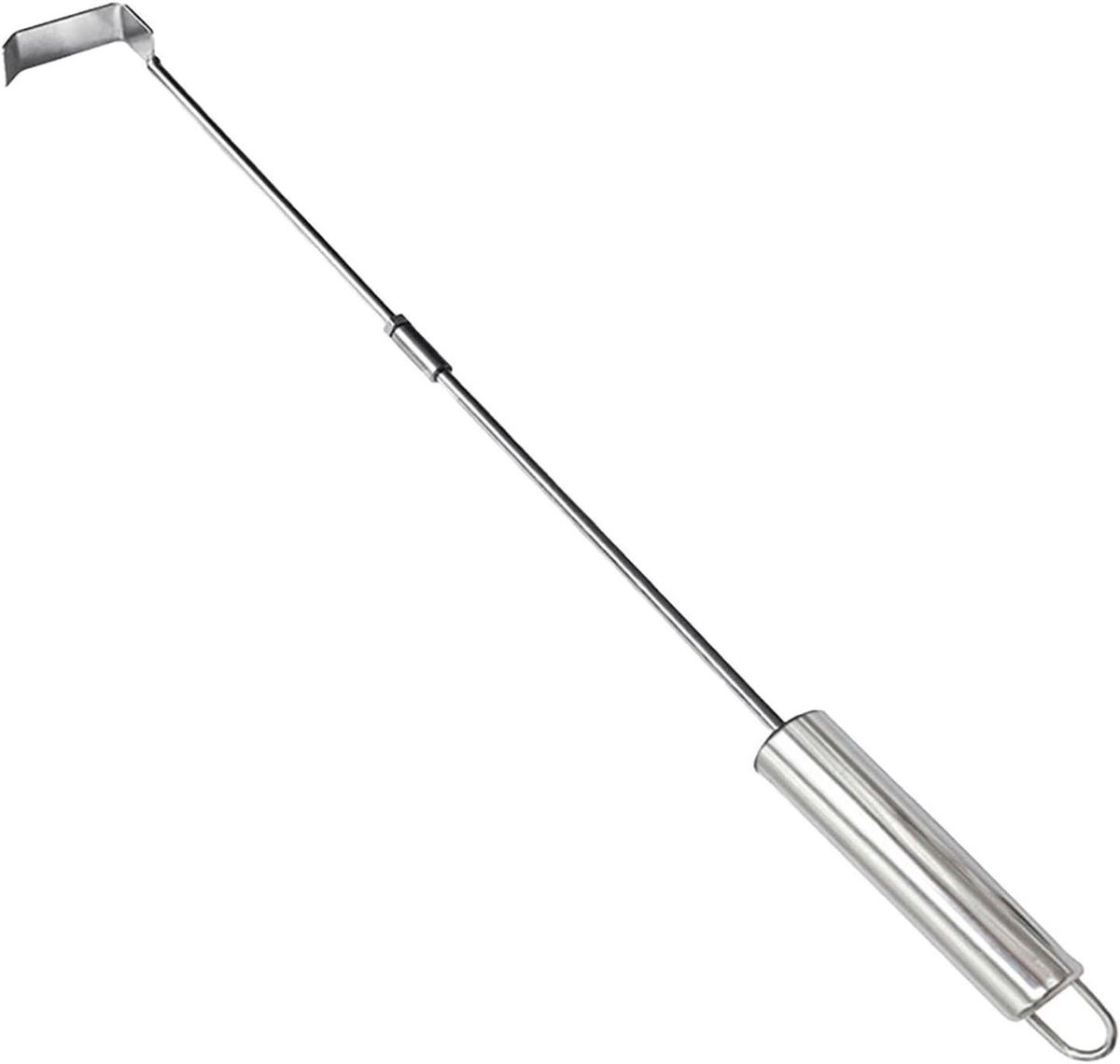 Reinigingshark - Vuur hark - Kachel schoonmaken - Hittebestendig metaal - 45 cm lang - Zwart
