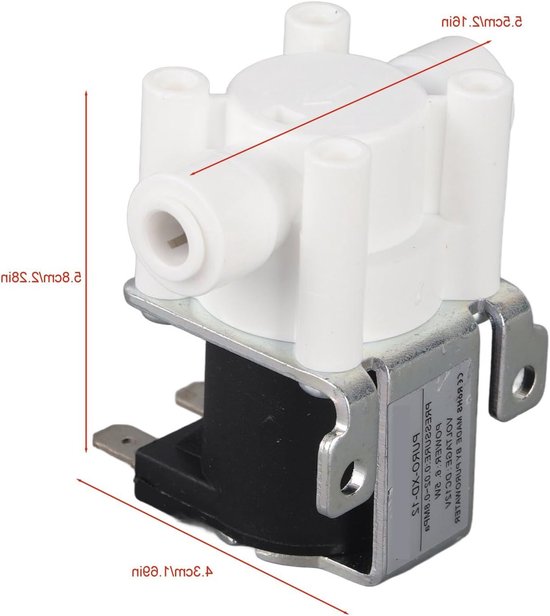 Magnetische Waterklep voor Watermachines - Solenoïde Ventiel, Solenoïde Spoel, Elektrische Magneten, DC12V, Geschikt voor 1/4 Inch Slang en Drinkwatertoepassingen — afbeelding 3