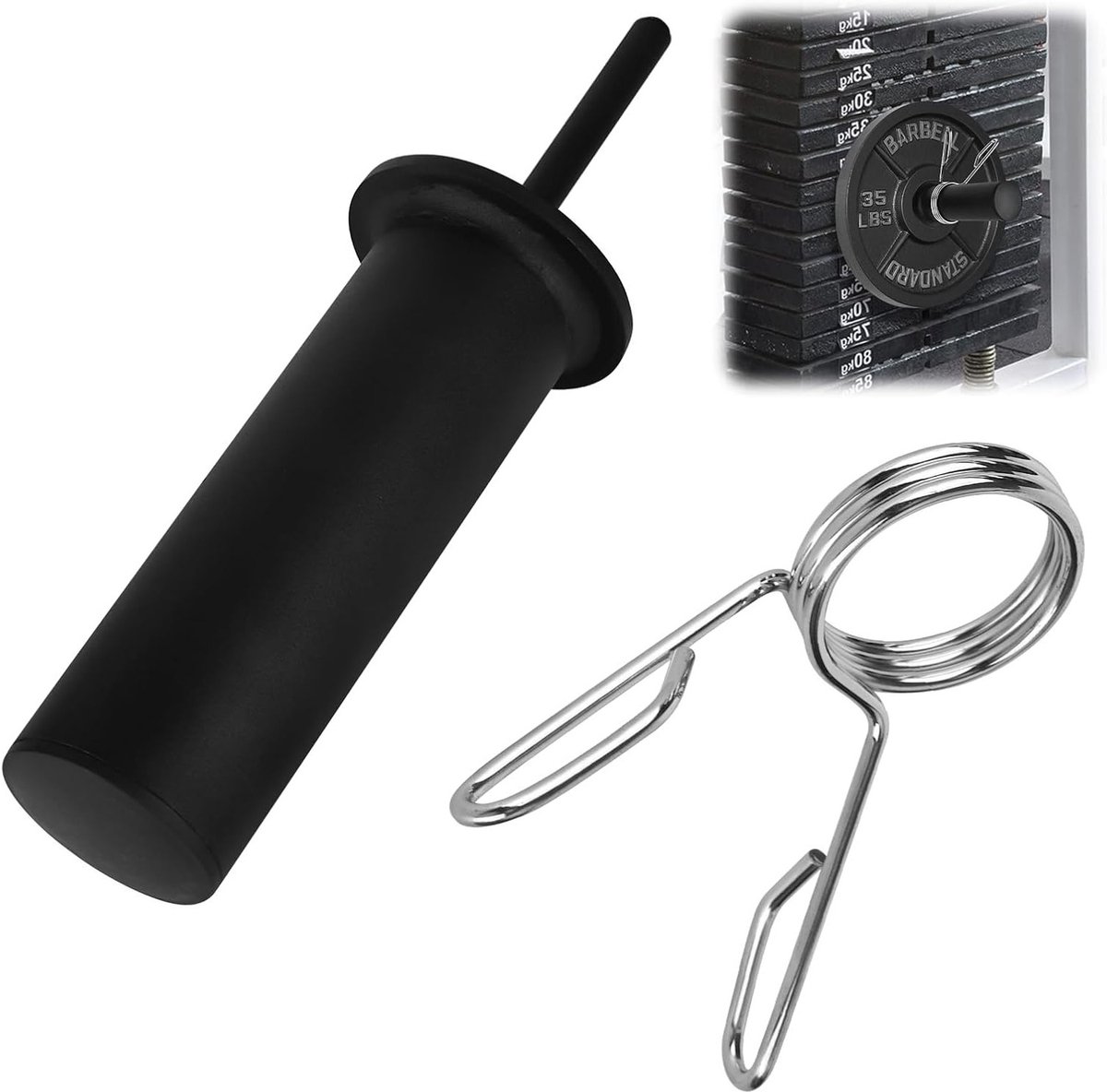 Vervangingsgewichtspen voor fitnessapparatuur - 10mm diameter, 110mm lengte, carbon staal, ideaal voor thuisgebruik en extra gewicht toevoegen