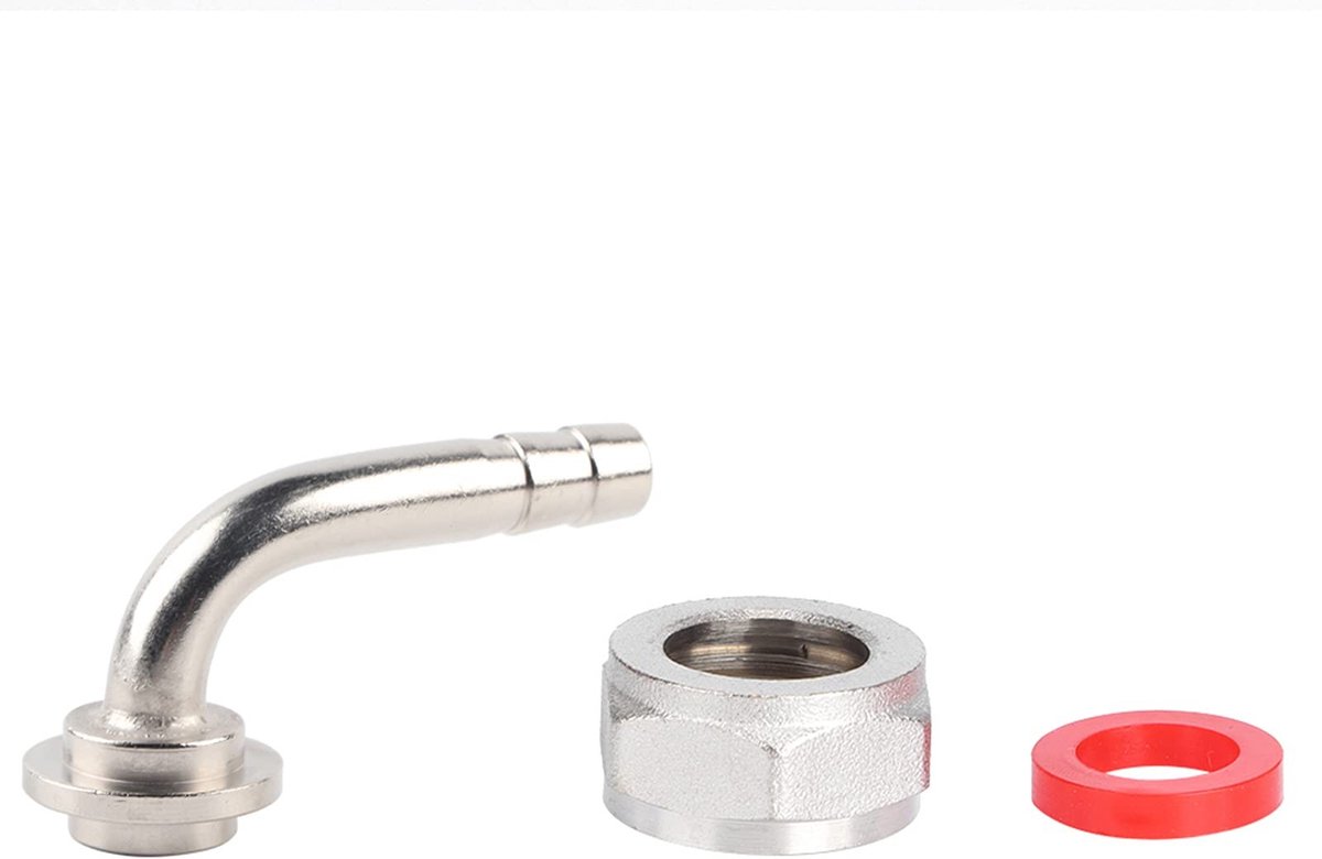 Dailygoody - Bierbrouwen Kraan Fittings - Rauw Bier Staartstuk - Accessoire voor Brouwtap - Koper - Fitting met Seal Washer - Geschikt voor Kegs