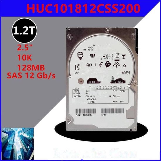Interne Harde Schijf - Enterprise HDD - Server Opslag - 10000 RPM - 1.2 TB - Zilver van Interne Harde Schijf — afbeelding 5