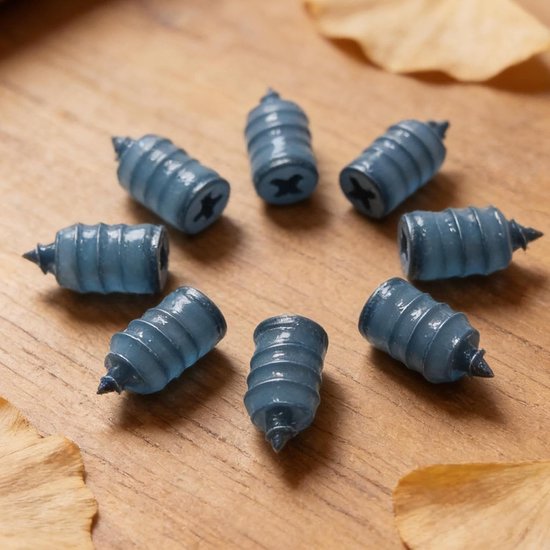 Bandenreparatieschroeven - Lekke band reparatie - Reizen buitenshuis - Zelfklevende rubberen stop - 100 stuks - Zwart — afbeelding 2