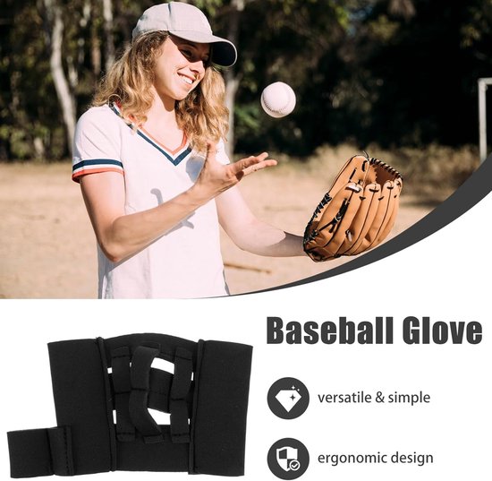 Trainingshandschoen Jeugd - Softbal Golf - Sport Training - Ergonomisch Ontwerp - 15.80X9.00X0.50CM - Zwart — afbeelding 4