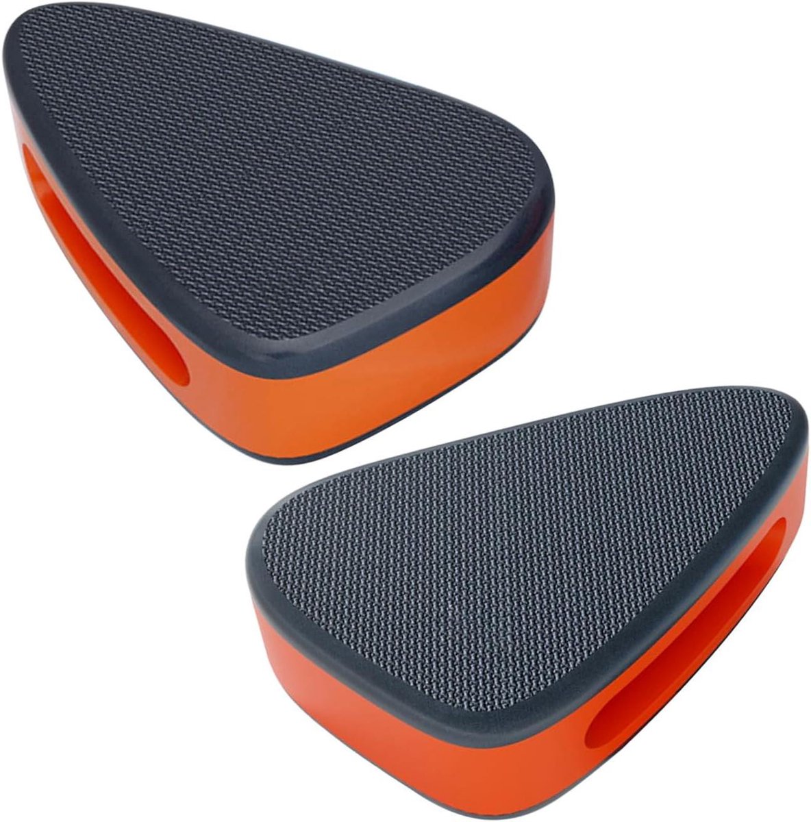Pompgrepen Set - Antislip Mat - Krachttraining Thuis - Ergonomische Grip - 23 x 19.5 cm - Oranje