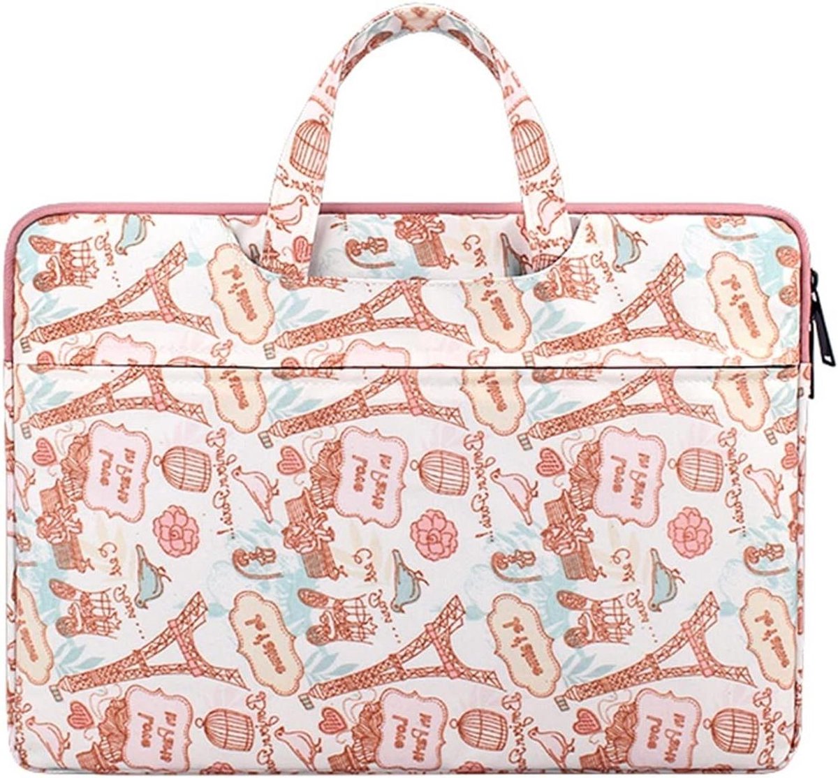 Laptoptas - Notebook sleeve - Veilig vervoer - Waterafstotend materiaal - 14-inch - Geel