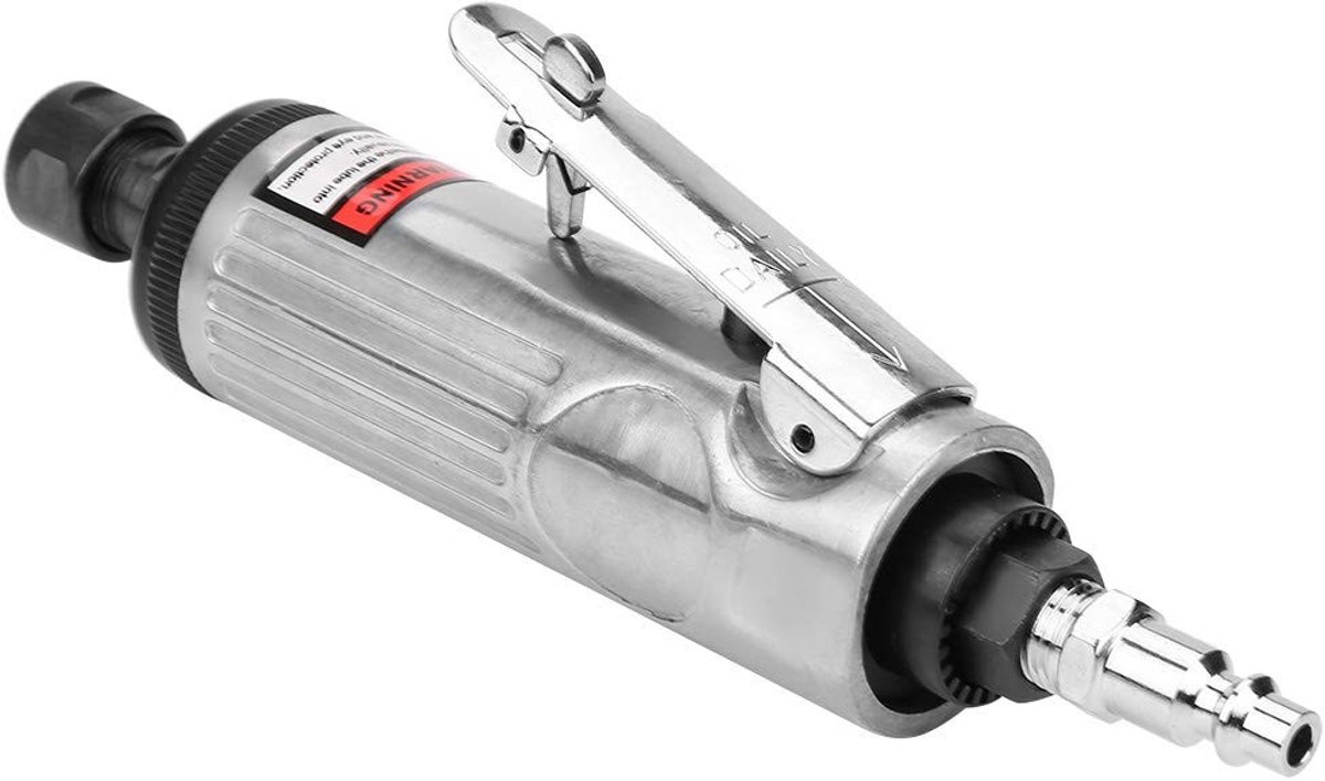 Dailygoody - OmGoods - Dailygoody - Stiftslijper - Pneumatische Slijpmachine - Lichtgewicht en Ergonomisch Ontwerp - Zilver - Hoge Snelheid - Geschikt voor Thuisgebruik - Mo