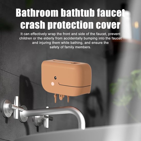 Badkraan Afdekking - Siliconen Beschermer - Veilig Baden - Zacht Flexibel Materiaal - 13 cm Lang - Meerdere Kleuren — afbeelding 2