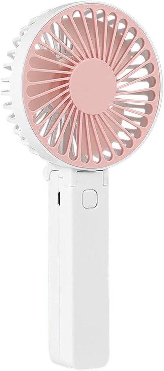 Draagbare Opvouwbare Ventilator - Persoonlijke Ventilator - Koel Blijven - 180 Graden Opvouwbaar - 0.29 Pounds - Roze