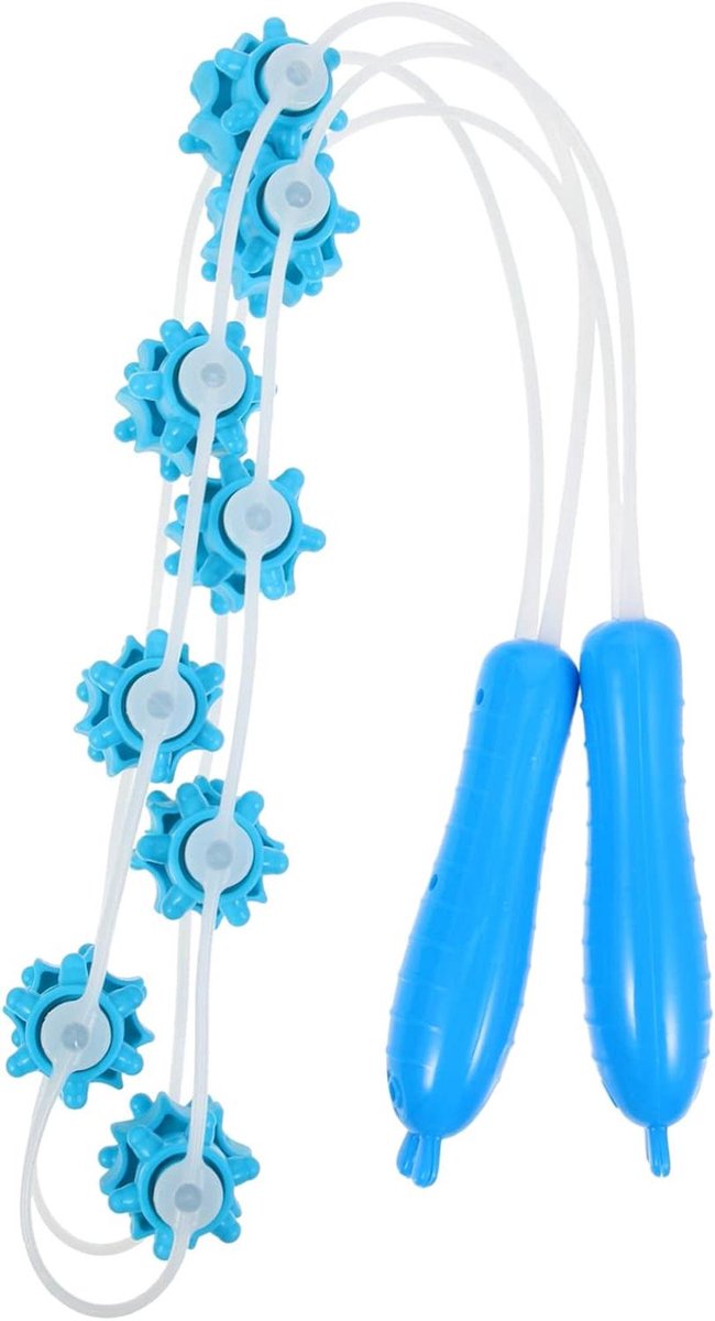 Rugspier Roller - Massage Roller Stok - Spierontspanning Thuis - Zachte Rugtool - 115 cm - Blauw