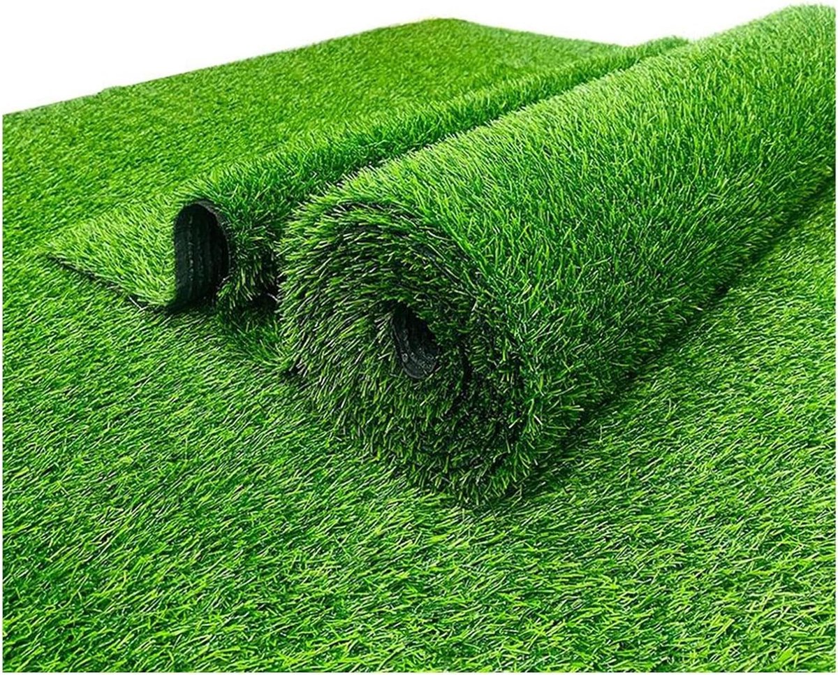 Kunstgrasmat Buiten - Synthetisch Gras Balkon - Terras Verfraaien - Hoge Dichtheid Weerbestendig - 1 x 5 m - Groen