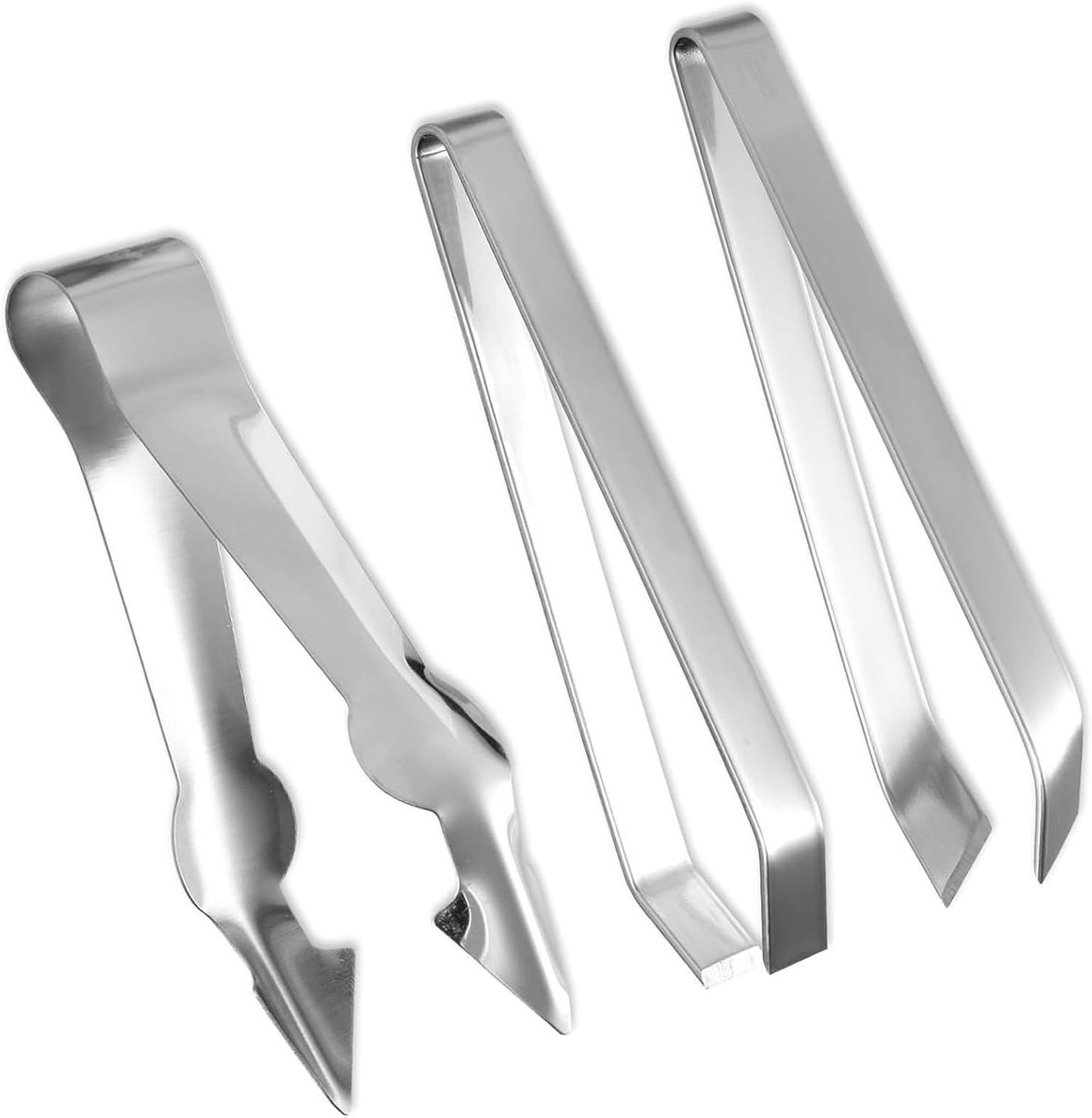 3-delige RVS Knoflook Peller met Fruit- en Groenteverwijderaar, Handige Knoflooktangen en Schilclips voor Koken in de Keuken
