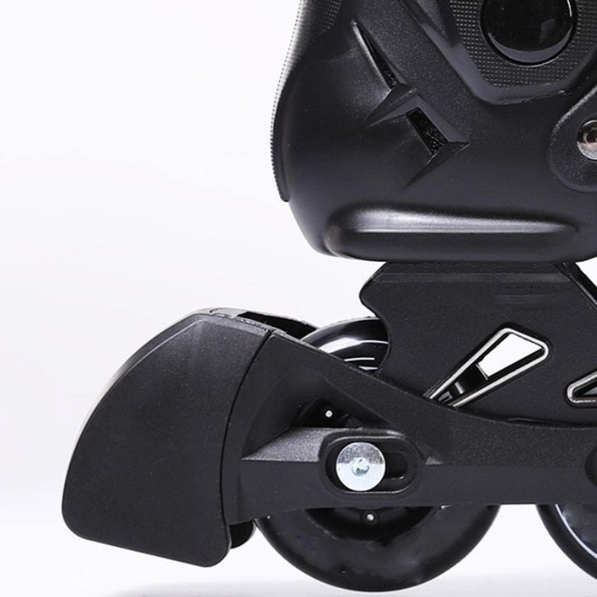 Allecto- Inline Roller Skate Remmen Achter - Blockstopper Pad - Vervanging Accessoires - Universele - Inline Roller Wielen - Remframe - Remblokjes - Geschikt voor alle modellen - Zwart