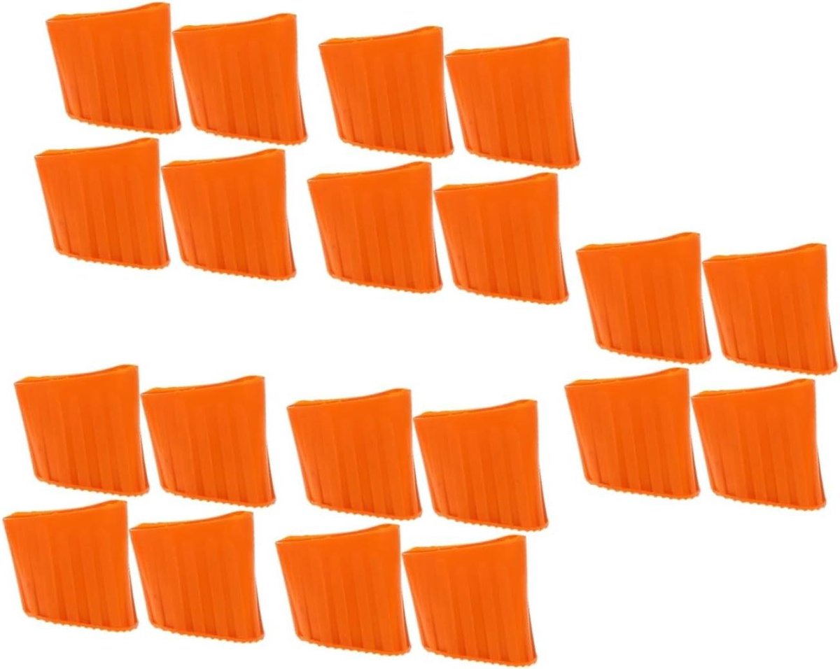 Ladder Voetbeschermers - Ladderhoezen - Vloeren Beschermen - Antislip Ontwerp - 20 Stuks - Oranje