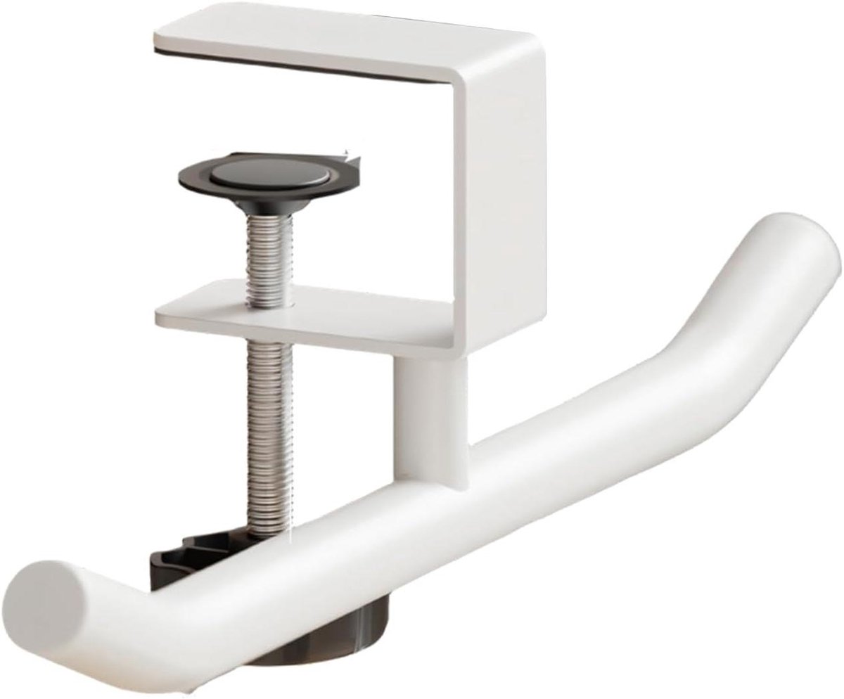 Bureau Haak - Hoofdtelefoonhouder - Ruimte Organiseren - Zonder Boren - 29cm Lengte - Zwart