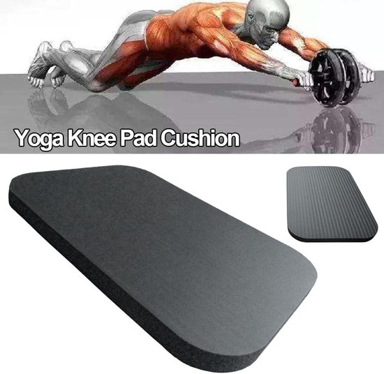 Extra dikke sponsmat - Knielondersteuning mat - Comfortabel sporten - Veerkrachtige schokabsorptie - 31 x 195 cm - Veelkleurig — afbeelding 4