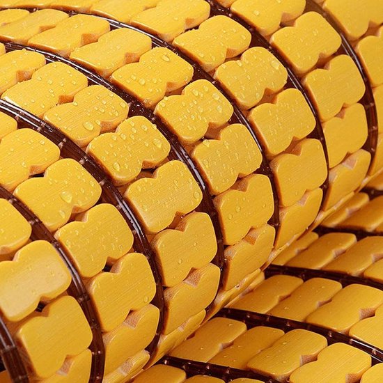 Zomerslaapmat Bamboe - Verkoelend Matras - Koel Slapen - Natuurlijk Materiaal - 2 x 2.2m - Natuurlijk — afbeelding 5