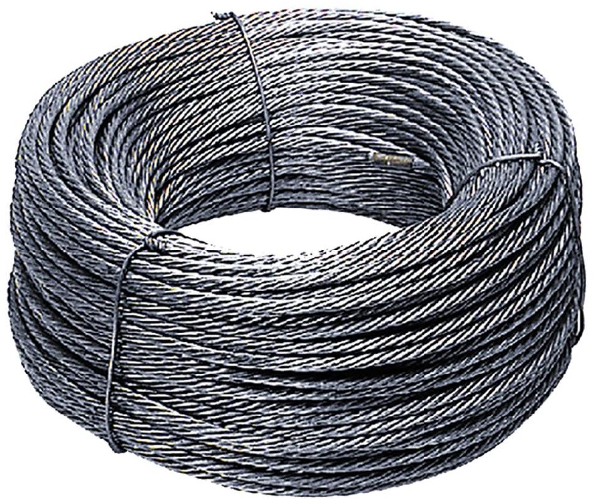 Staalkabel verzinkt miniroll d.mm 2 l.m 25 (3 stuks)