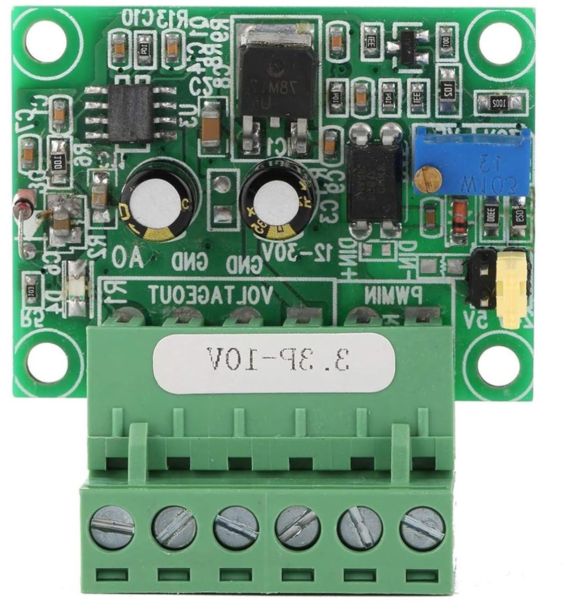 PWM-signaal naar 0-10V spanningsomzetter voor digitale-analoge toepassingen en PLC-modules