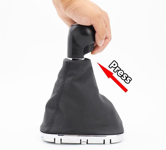 Pookknop Set - Schakelhendelhoes - Rijervaring Verbeteren - Verbeterde Grip - 5 Versnellingen - Zwart — afbeelding 4