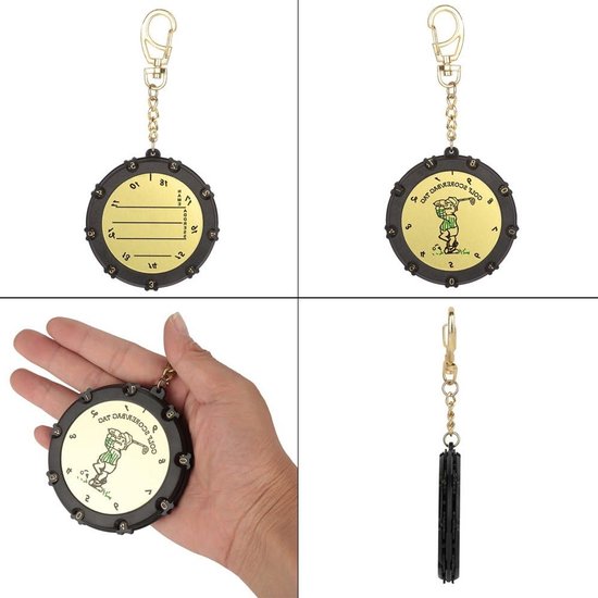 Golf Score Keeper met 18 Holes, Handige Clip en Ronde Stroke Teller voor Nauwkeurige Scores van GOLF — afbeelding 5