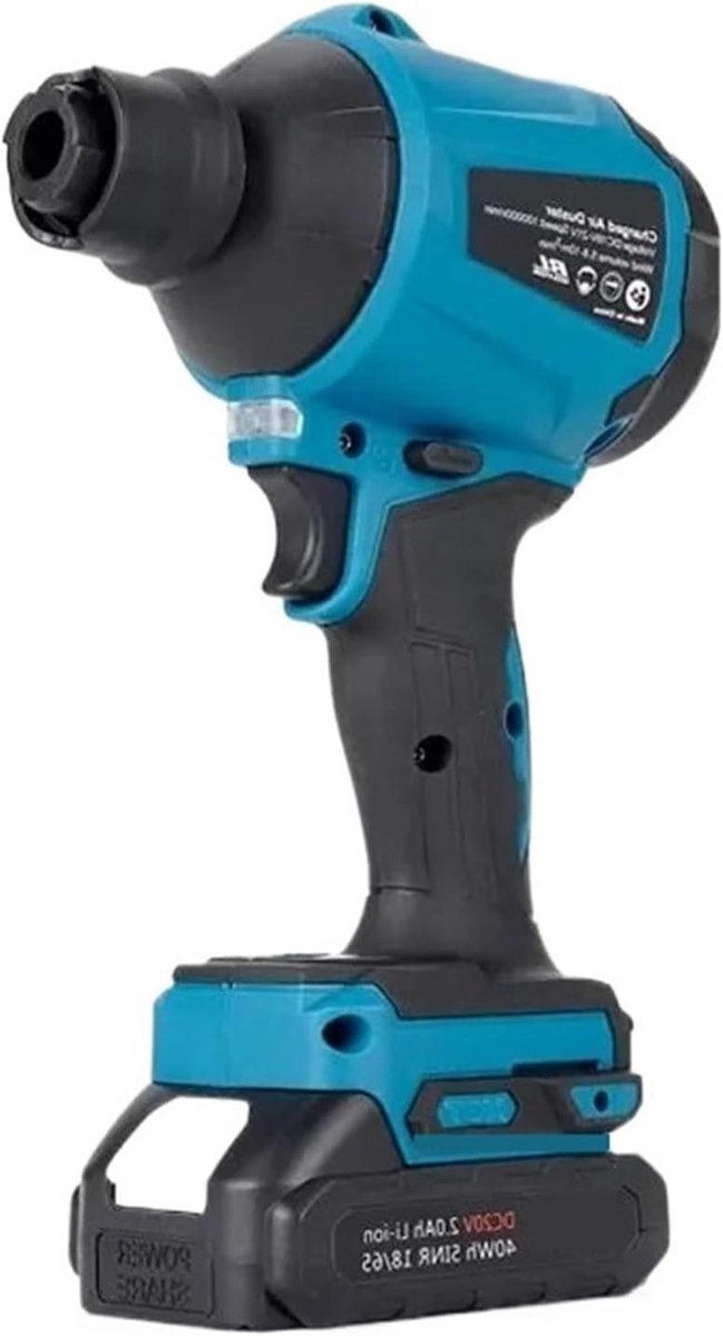 Draadloze Luchtblazer - Stofblazer Inflator - Apparaten Afstoffen - 6-in-1 Multifunctioneel - 1000W - Zwart