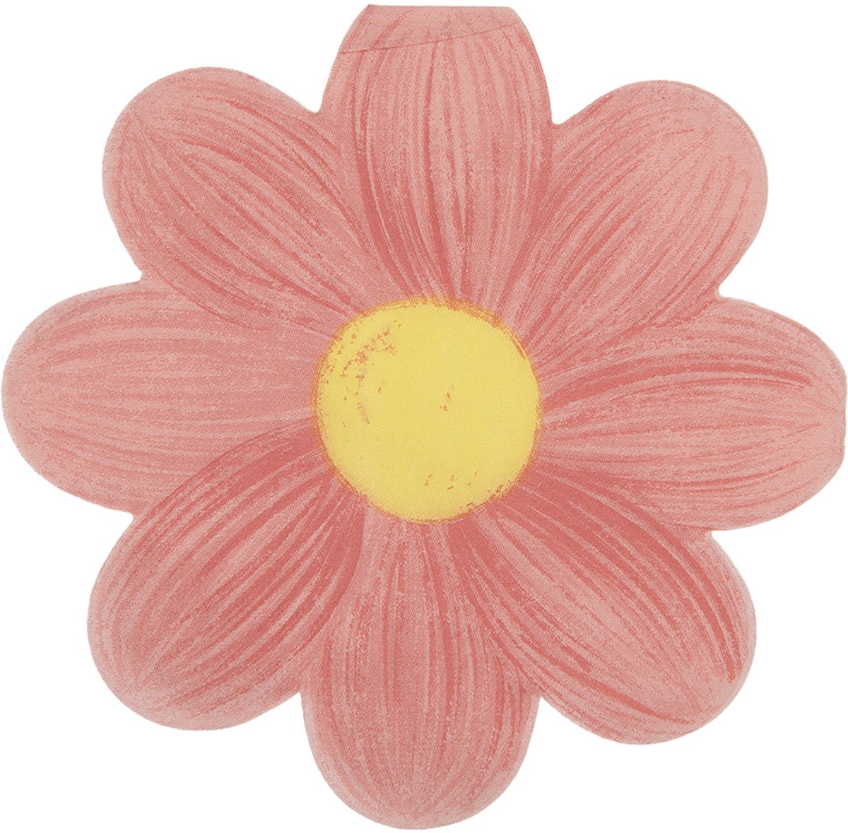 Clayre & Eef Servetten Papier Set van 20 Bloem 33x33 cm Roze Papier