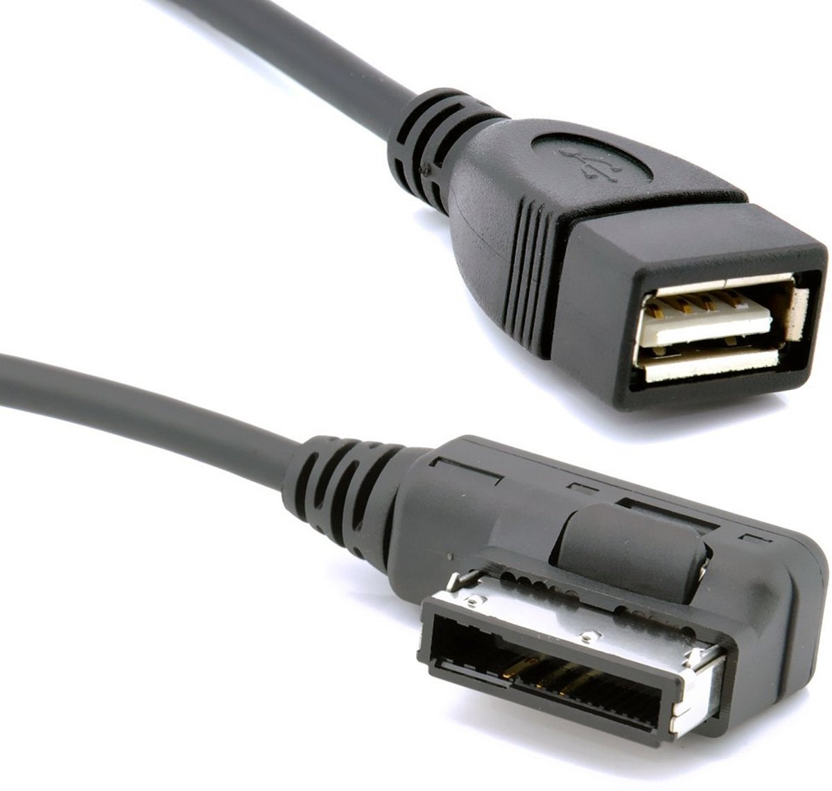 aladdien - USB AUX Adapter - Audi en Volkswagen - Media In MDI - Geschikt voor AMI - Kabel met USB aansluiting - Verbind eenvoudig apparaten