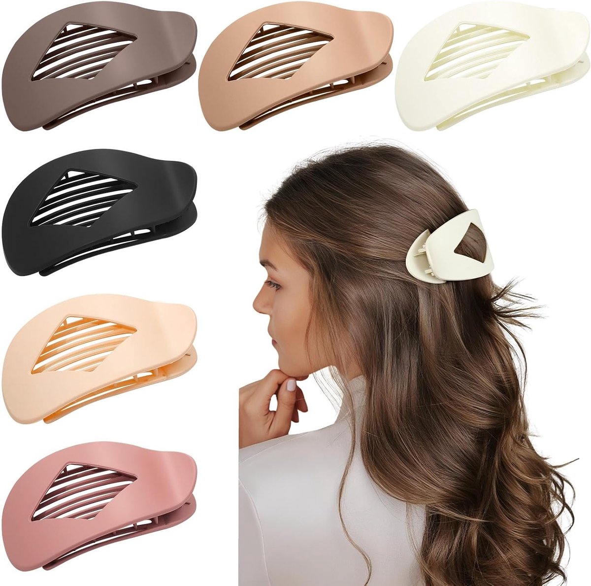 Grote Set van 6 Haarspelden voor Vrouwen - Ideaal voor Styling en Accessoires