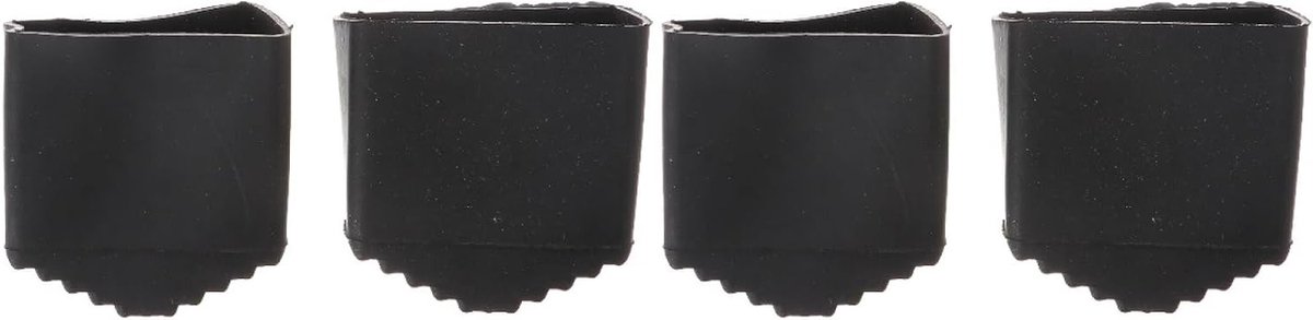 Ladder Voetkussens - Antislip Hoezen - Veilige Stabiliteit - Duurzaam Rubber - 4 Stuks - Zwart