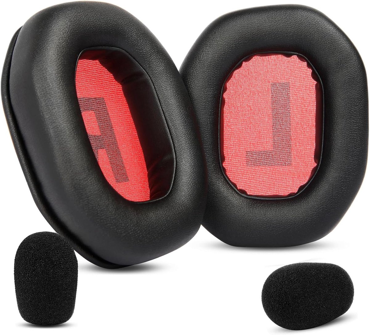 Vervangende Oorkussens voor Gaming Headsets - Comfortabele Oorkappen van Kunstleer voor Geluidisolatie en Langdurig Gebruik