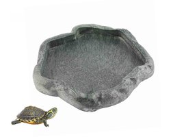 ONF3 - Reptielen Feeder - Voedingsschotel - Duurzaam en veelzijdig - 12x14 cm - Geschikt voor schildpad, gekko en slang - Handmatig gebruikt - A...