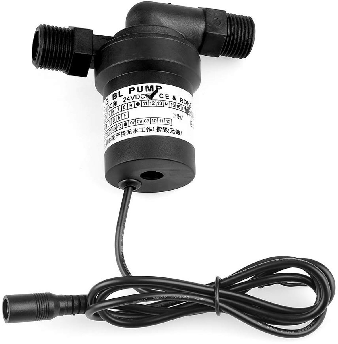 aladdien - Warmwaterpomp - Zonne-waterpomp - Hoge temperatuur - Zwart - Laag geluidsniveau - Duurzaam en betrouwbaar - Ideaal voor zonneboilers - Ku..