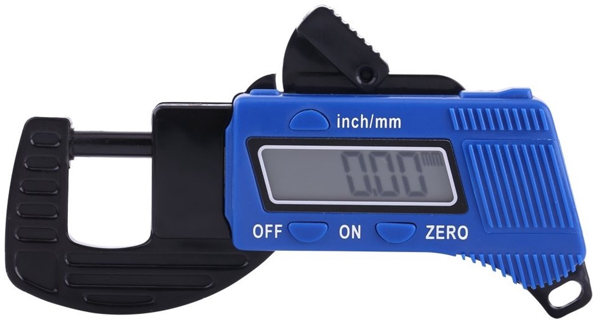 SPHProducts - Digitale Dikte Ga - Digitale Diktemeter - Lichtgewicht en Duurzaam - 0-12.7Mm - Precisie Meten - Handig voor Doe-het-zelvers - Compact On...