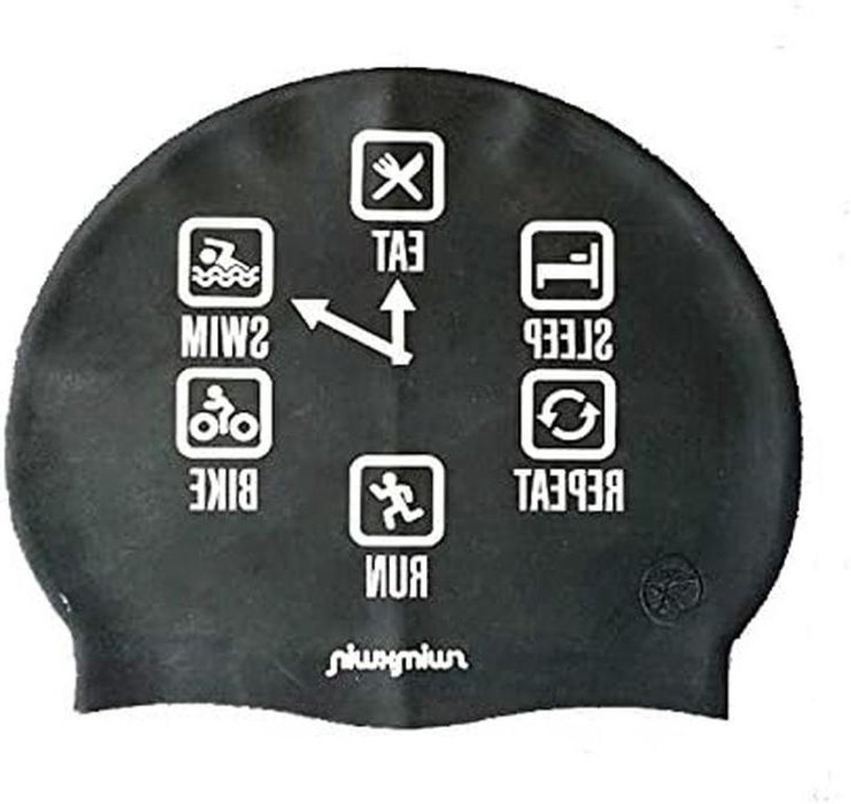 Silicone Zwembroek - Zwemmuts Volwassenen - Comfortabel Zwemmen - Italiaans Design - 50 g - Zwart