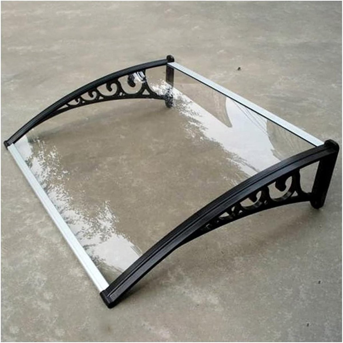 Deurluifel - Regendak Voordeur - Bescherming tegen Regen - Polycarbonaat Paneel - 60x120cm - Transparant
