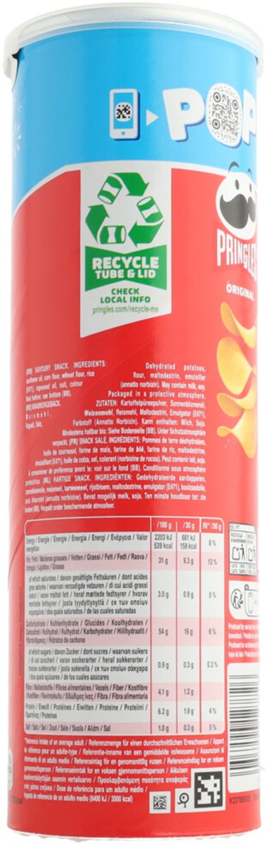 Pringles Chips Original - 6 x 165 gr - Voordeelverpakking