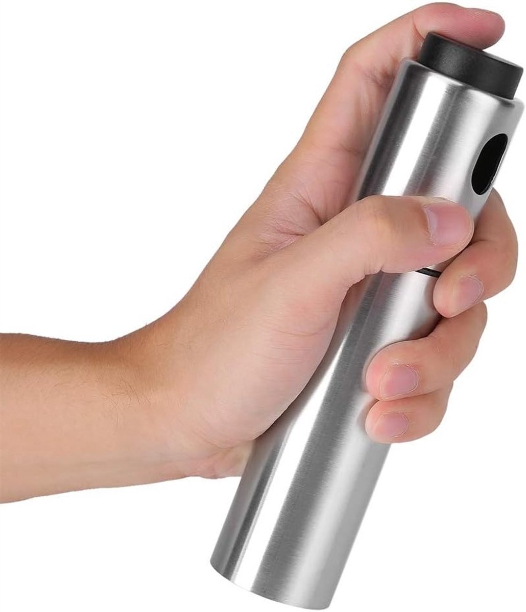 RVS Olie Spray Fles voor Koken, Bakken en Grillen - Perfect voor Bakolie, Olijfolie en Marinades