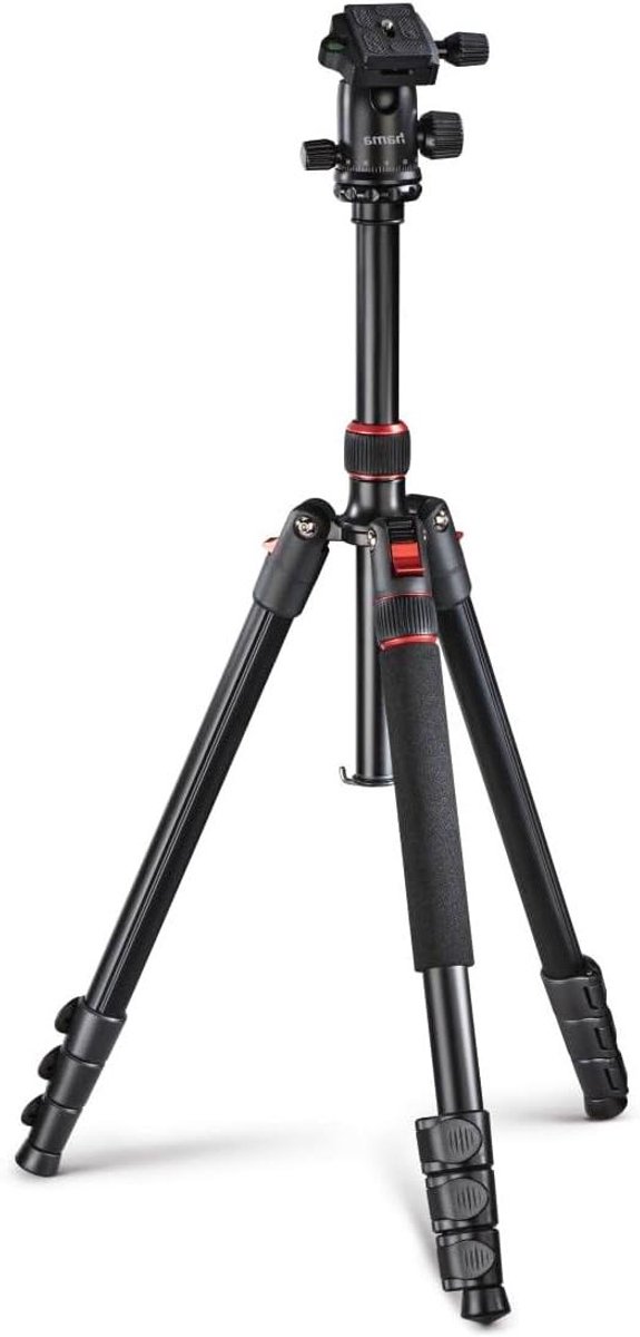 Duo Statief - Camera Statief - Stabiele Foto's Maken - Afneembare Monopod - 172 cm - Zwart